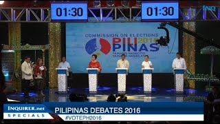 FULL VIDEO Pilipinas Debates 2016 in Cagayan De Oro [upl. by Yeliac]