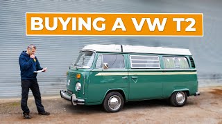 VW T2 BUYERS GUIDE  What to look out for when buying a classic vw campervan [upl. by Ellie201]