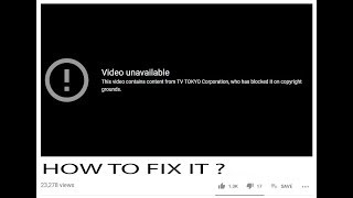 Video Blocked In Your Country Quick Fix [upl. by Aiksa]