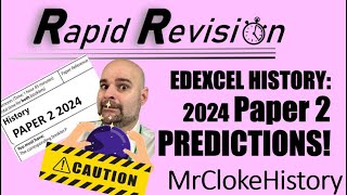 Paper 2 Predictions 2024 EdExcel GCSE History [upl. by Marleah]