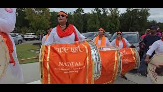 NADTAL Dhol Tasha Lezim at Shiv Mandir Atlanta 2024 event [upl. by Sible]