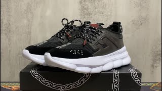 Versace Chain Reaction high quality sneakersreview sneakers shoes fashion versace luxury [upl. by Novaelc]