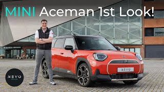 MINI Aceman  1st Look 5 Door and Perfectly Sized [upl. by Annasoh252]