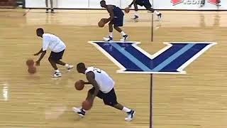 Ball Handling Drills with Brett Gunning and Jay Wright [upl. by Arotal764]