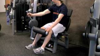 Techno Gym Leg Curl Demonstration [upl. by Marketa]