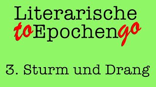 Sturm und Drang in der Literatur  Epoche der Gefühlsausbrüche amp des Heldentums Goethe  Faust 1 [upl. by Hansel305]