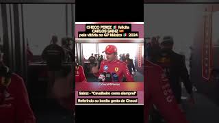 CARLOS SAINZ🇪🇦🏁 Checo🇲🇽🤝Sainz🇪🇦 WIN México 🇲🇽 2024 automobile pilotos corridaf1 f1br f1brasil [upl. by Helali257]