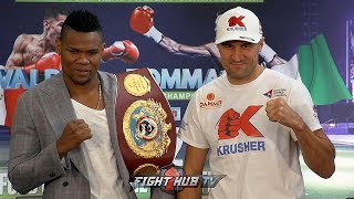 SERGEY KOVALEV VS ELEIDER ALVAREZ 2  FULL PRESS CONFERENCE amp FACE OFF VIDEO [upl. by Karrie]