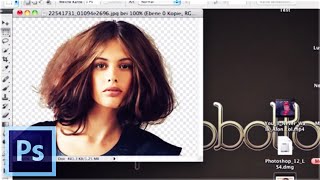 Photoshop Tutorial Haare sauber freistellen [upl. by Haley]