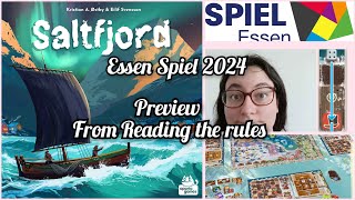 Saltfjord  Essen 2024 Release Preview [upl. by Tiffanle167]