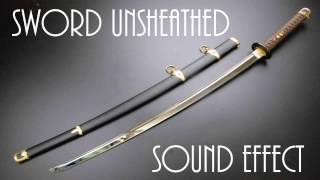 Sword Unsheathed Sound Effect  High Quality [upl. by Jaquelyn]