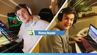 FORTNITE LAN HEMMA HOS MIG [upl. by Niattirb850]