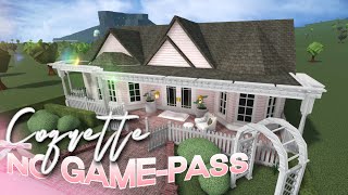 Coquette NO GAMEPASS House 🎀  Bloxburg  MM [upl. by Straus]