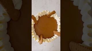 Biscoff pumpkin cheesecake cheesecake biscoff thanksgiving viralvideo [upl. by Avla189]