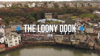 The New Years Day quotLoony Dookquot 2018  Edinburghs Hogmanay  DRONE FOOTAGE [upl. by Nireil]