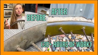 Pro Restoration Artist Rescues 100 Year Old Harley Motorcycle Wheel  Timelapse Preservation [upl. by Noroj588]