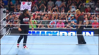 Roman Reigns destroys The Bloodline  WWE SmackDown 892024 [upl. by Nyved]