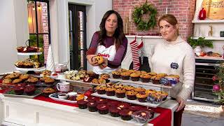 Davids Cookies 12 6oz Bakerys Best Jumbo Holiday Muffins on QVC [upl. by Eat]