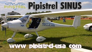 Pipistrel SINUS light sport aircraft motorglider Pipistrel USA Rand Vollmer [upl. by Richara940]