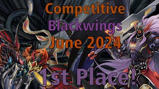 1st place Competitive Blackwing Deck Profile June 2024 [upl. by Atnim]