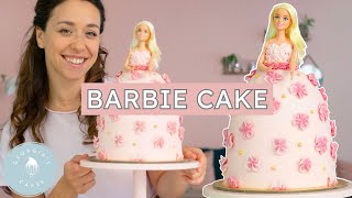 How To Make The Ultimate Barbie Cake  Georgias Cakes [upl. by Ramirolg]