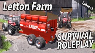 EXPERIENCING NEW MACHINES  Survival Roleplay  Farming Simulator 17  Letton Farm  Ep 5 [upl. by Hallvard570]