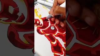 ✨Drawing HeatBlast From Ben10✨ with Ohuhu Markers shorts ben10 heatblast [upl. by Yusem]