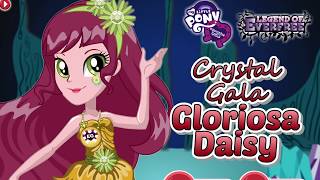 My Little Pony Equestria Girl Legend of Everfree Crystal Gala Gloriosa Daisy Dress Up Game for Girls [upl. by Rap]