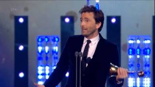 David Tennant Accepts The Special Recognition Award At The NTAs 2015 [upl. by Pogue]