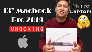 New 13quot Macbook Pro 2019 UNBOXING  My First Laptop [upl. by Mikihisa]