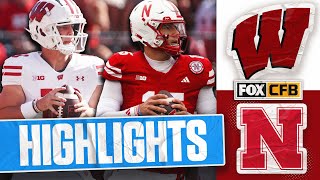 Wisconsin Badgers vs Nebraska Cornhuskers Highlights  FOX College Football [upl. by Nimajaneb]