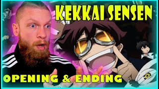 Blood Blockade Battlefront Kekkai Sensen OPs amp EDs 1 2 Reaction [upl. by Bor]