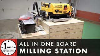 Jointer amp Planer Stand with Dust Collection [upl. by Ztnarf33]