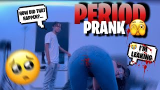 PERIOD PRANK on my BEST FRIEND🙊… cute reaction [upl. by Ecital]