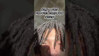 Crazy 1 Year FreeForm DreadLocks Journey freeformdreads dreadlocks dreads freeformlocs [upl. by Atsahs]