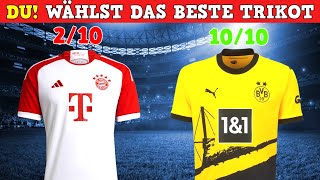 Wer hat das beste Bundesliga Trikot 202324  FC Bayern oder BVB [upl. by Lehrer]