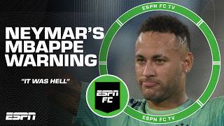 IT WAS HELL 😳 Neymar issues WARNING to Brazilian Real Madrid players about Kylian Mbappe  ESPN FC [upl. by Ravaj922]