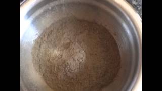 Mixing Bhringraj Ayurvedic Powder for Hair [upl. by Ostraw]