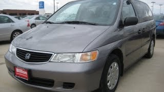 HONDA ODYSSEY 2000 START UP walk around and features [upl. by Jorgan44]