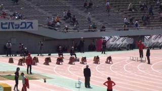 福島千里 112117日本新 2010織田記念陸上 女子100m [upl. by Letniuq]