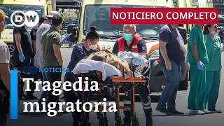 Noticias del 14 de junio Migrantes muertos en un naufragio frente a Grecia Noticiero completo [upl. by Boff]