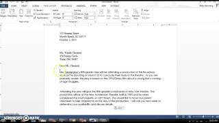 How to Setup Business Letters [upl. by Durwin]