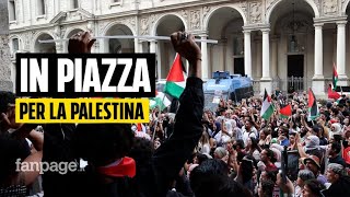 Manifestazione pro Palestina a Milano quotOgni mezzo necessario per la nostra libertàquot [upl. by Merell]