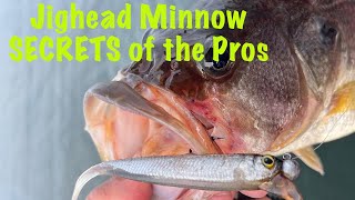 Jighead Minnow SECRETS of the Pros [upl. by Godderd]