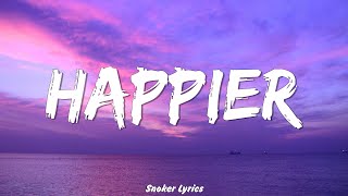 Olivia Rodrigo  happier Lyrics [upl. by Xaviera]