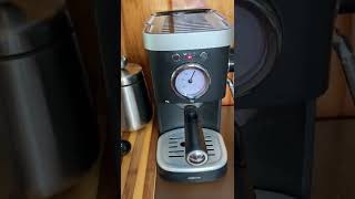 How to use the Ambiano Espresso Maker Part 1 Make a cup of espresso [upl. by Inneg]