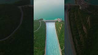 Tarbela Dam Spillways beautifulview 2024viralvideo tarbeladam waterfall [upl. by Adnoryt]