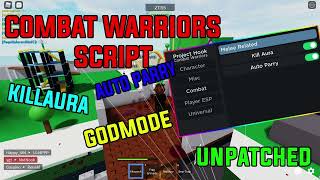 Combat Warriors Script 🔥 Auto PARRY  KILL AURA  VERY OP  2X DAMAGE  INFINITE STAMINA [upl. by Liddle]