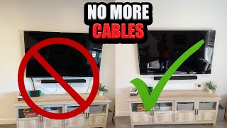 How to Hide Your TV Wires  EASY [upl. by Trilly]