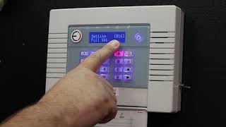 How to set and unset a Pyronix Enforcer Wireless Alarm System [upl. by Attelrac567]